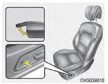 Extension du coussin (siège du conducteur, si équipé)