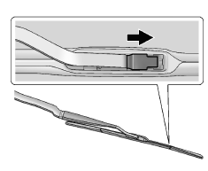 Remplacement du balai d'essuie-glace