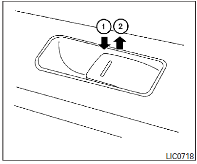 Commandes des glaces électriques arrière