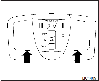 Modèles avec toit ouvrant transparent à deux panneaux