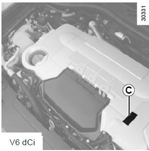 Plaques d'identification moteur