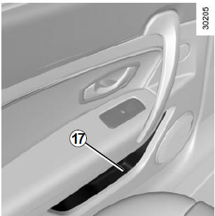 Vide-poches de porte arrière 17