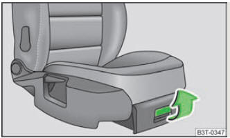 Siège du passager avant : videpoches