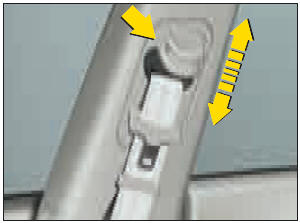 Réglage de la ceinture en hauteur