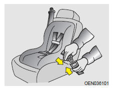 Mettre une ceinture de sécurité de passager au mode d'autobouclage