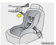 Mettre une ceinture de sécurité de passager au mode d'autobouclage