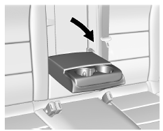 Le siège arrière est doté d'un