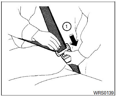 Débouclage des ceintures de sécurité