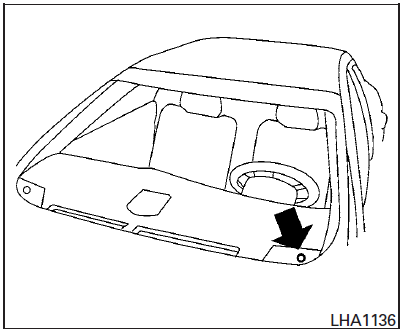 Le capteur d'ensoleillement, situé du côté conducteur