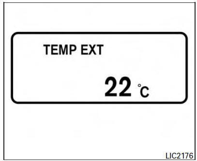 Mode de température extérieure