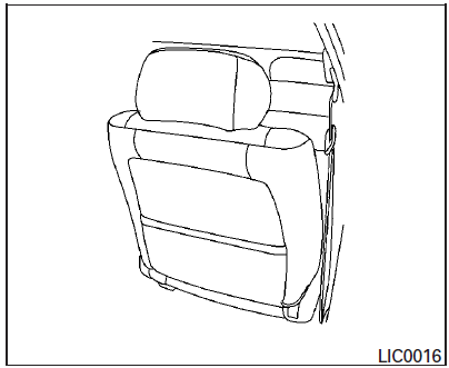 Les vide-poches se trouvent derrière le dossier