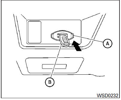 Décharge de la pile de la clé intelligente NISSAN Intelligent KeyMD