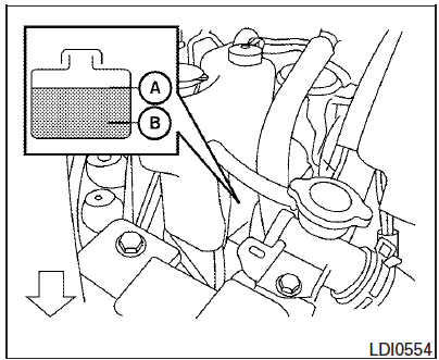 Attendez que le moteur soit froid pour vérifier