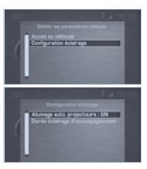 Confi guration de l'affi cheur