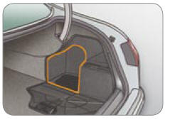 Vous disposez de deux bacs de rangement,