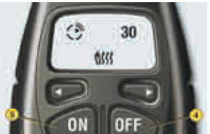 Appuyez sur la touche 5 (ON)