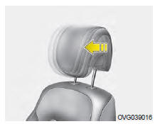 L'appuie-tête peut être ajusté vers