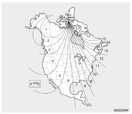 Pour régler la zone: