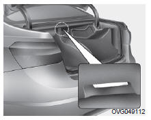 La lampe du coffre s'allume chaque