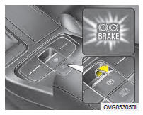 Pour enclencher le frein de