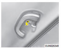 Pour utiliser la patère, tirez sur la