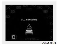 Si le régulateur de vitesse intelligent