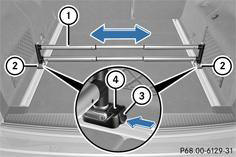 La barre télescopique vous permet d'immobiliser le chargement contre la